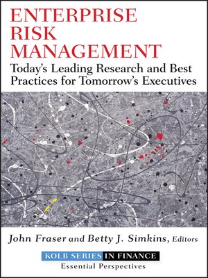 cover image of Enterprise Risk Management